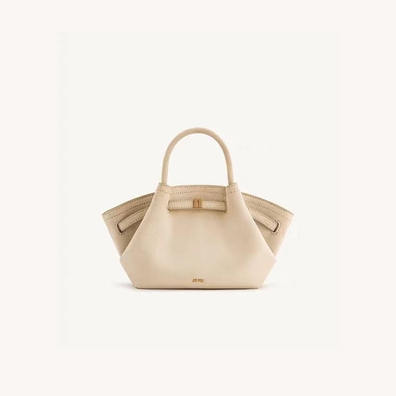 JW PIE HANA MINI FAUX SUEDE TOTE BAG - OFF WHITE