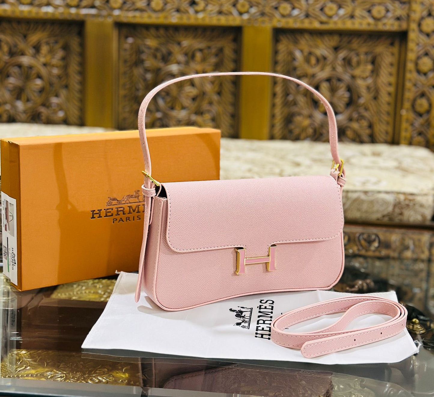 H Logo Constance Shoulder Cross Body Bag In 4 Colours
