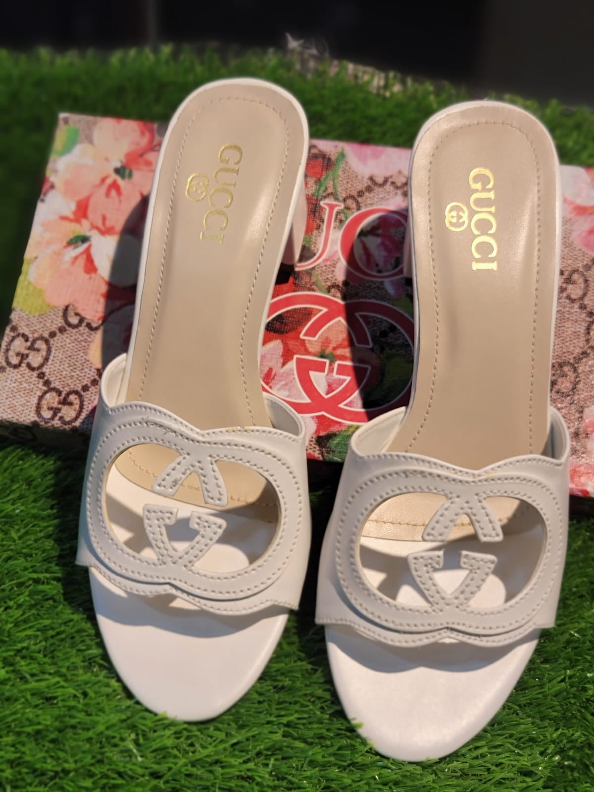 GG Interlocking Block Heels