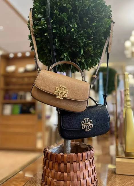 TB Britten Shoulder Bag Shiny Beige