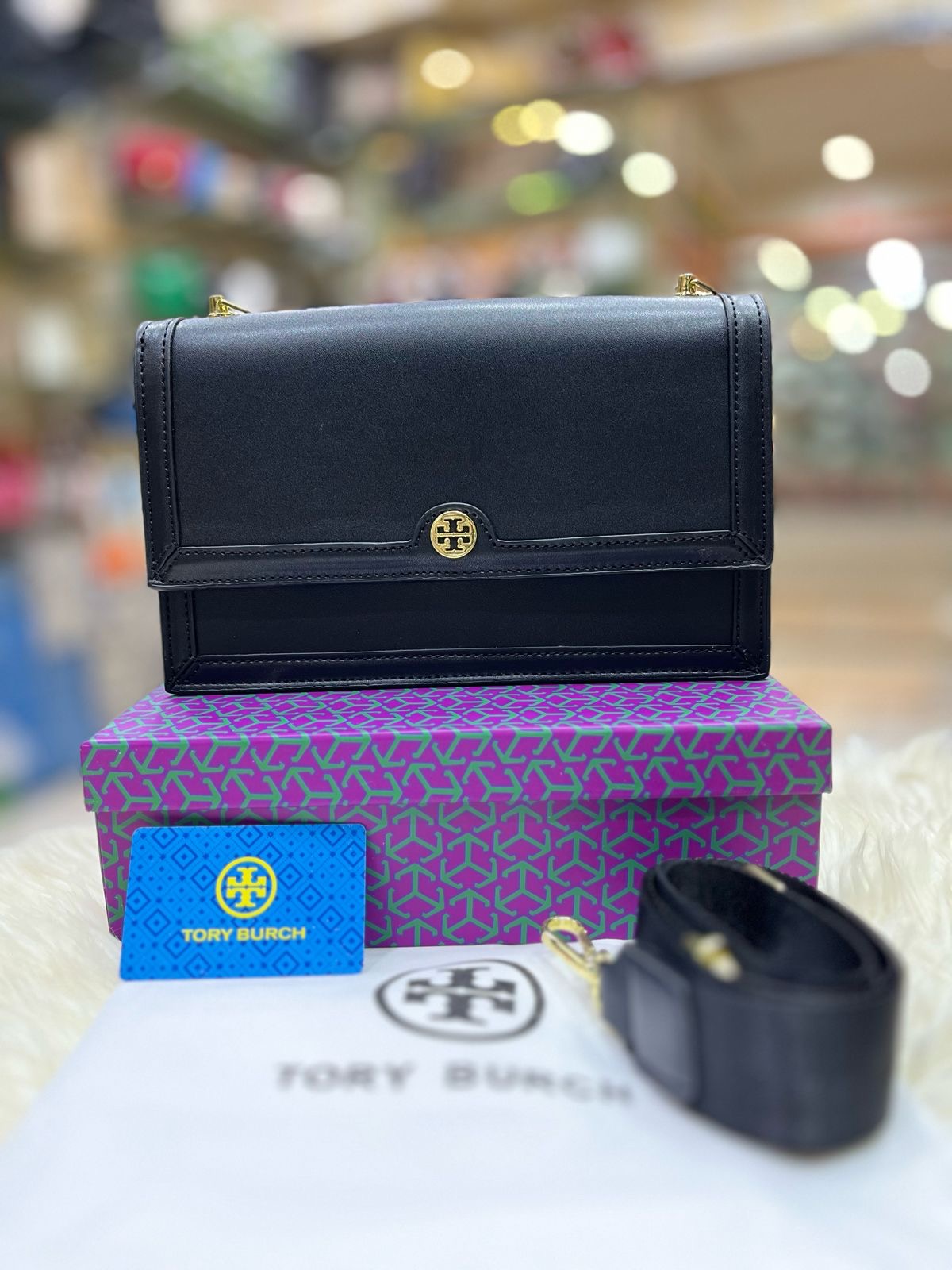 T Monogram in Jacquard / Leather