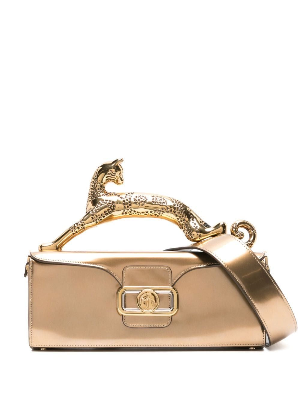 Lanvin
Women's Rateau Pencil Cat Leather Shoulder Bag