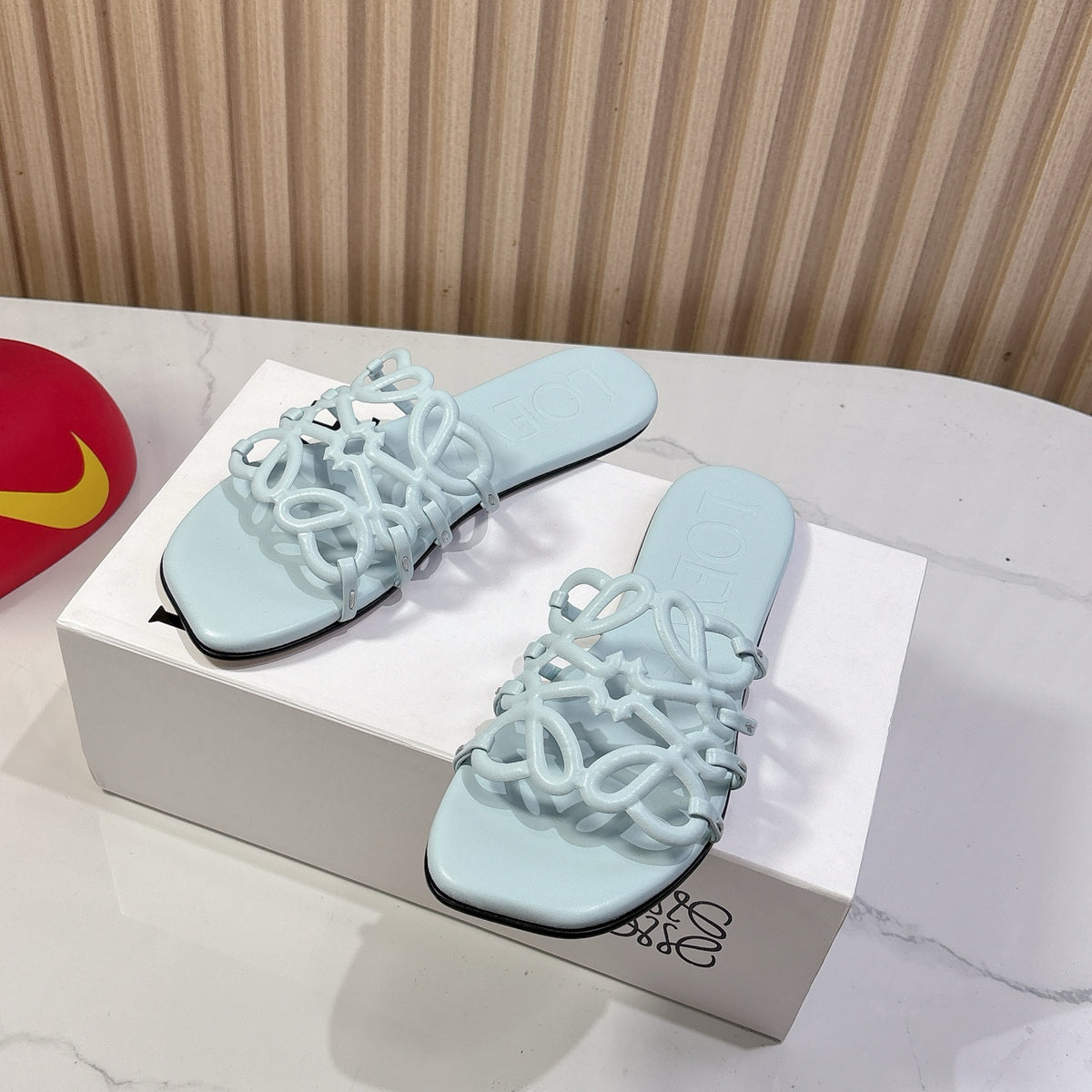 LOEWE PETAL ANGRAM SLIDES