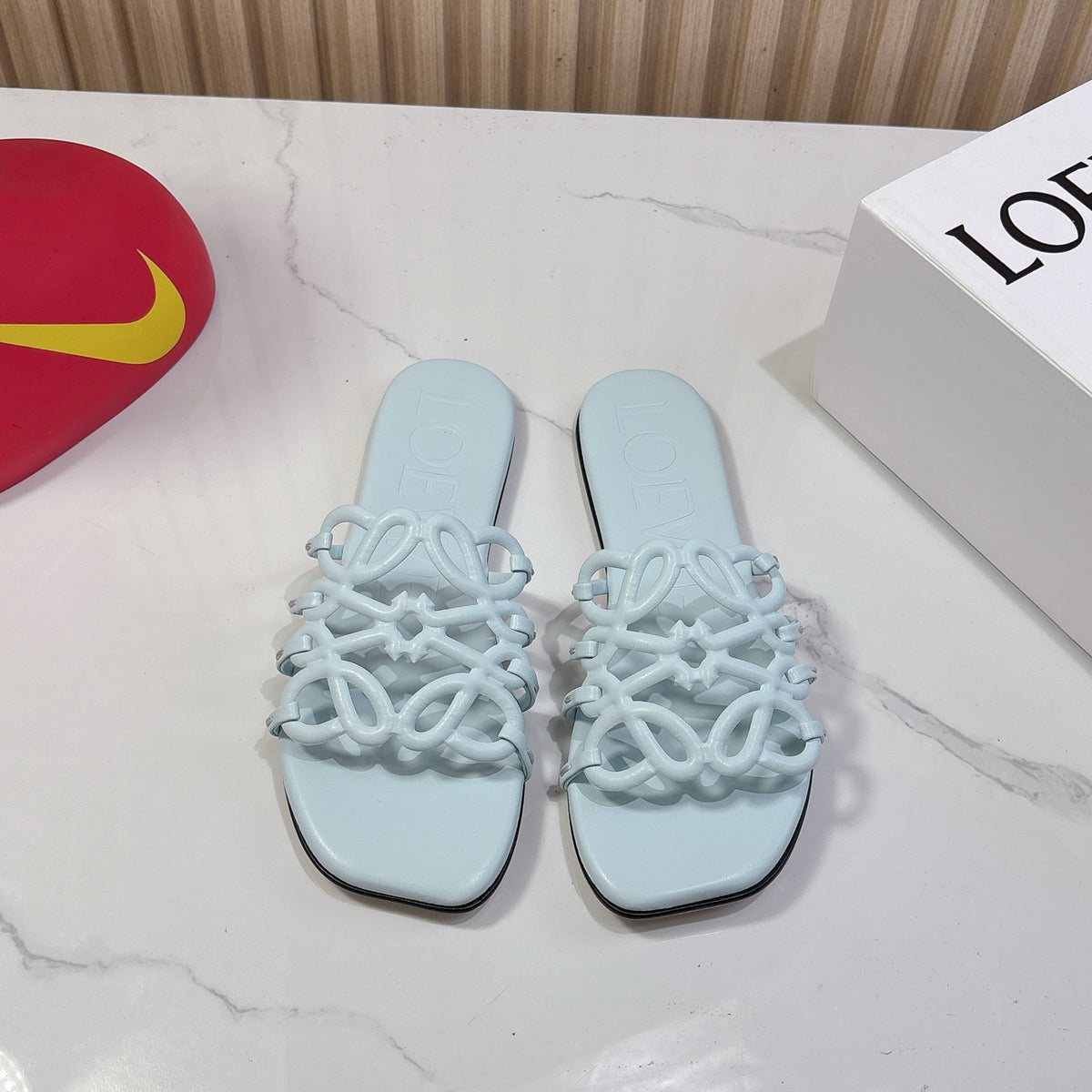 LOEWE PETAL ANGRAM SLIDES