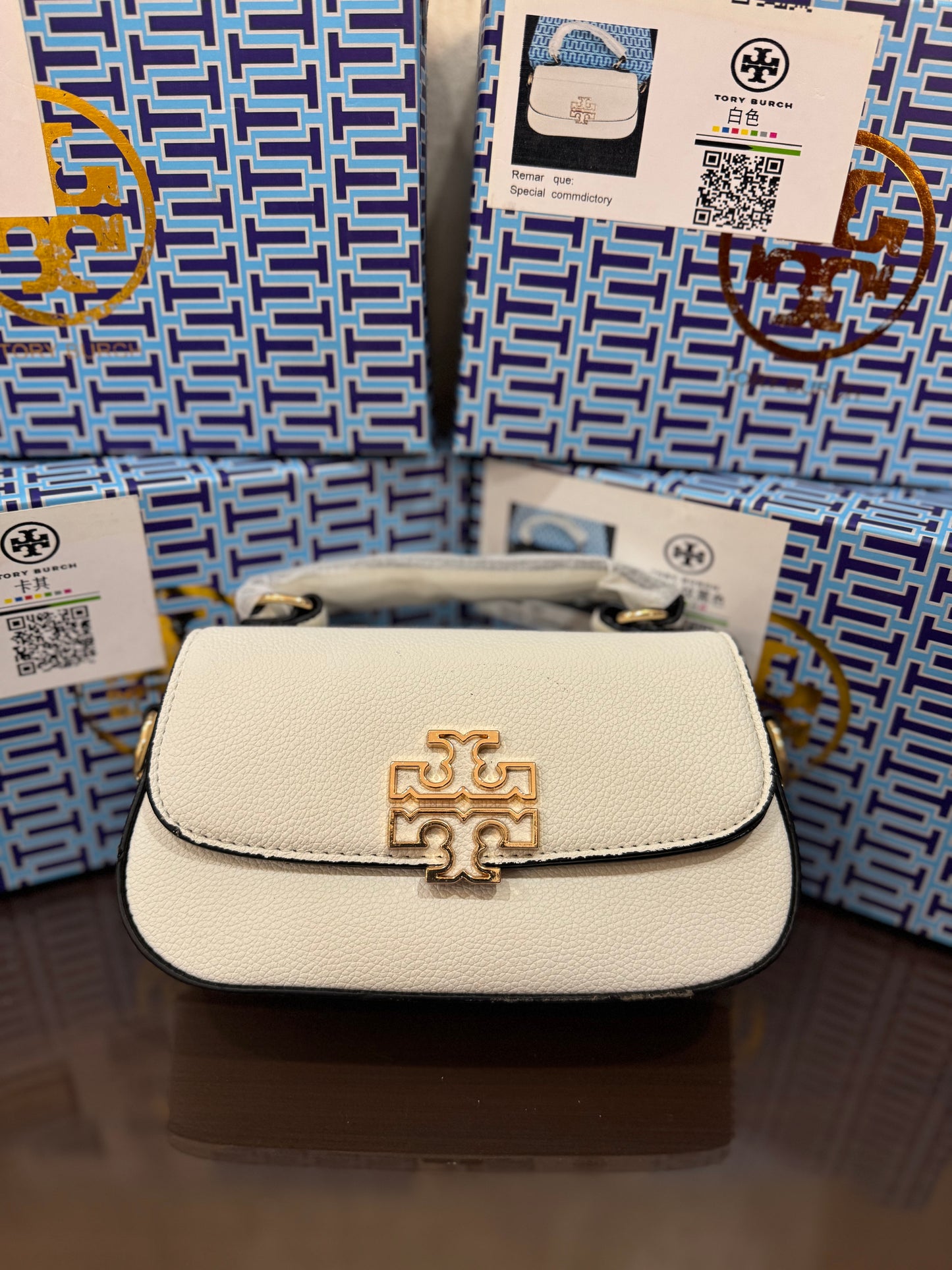 TB Britten Shoulder Bag White