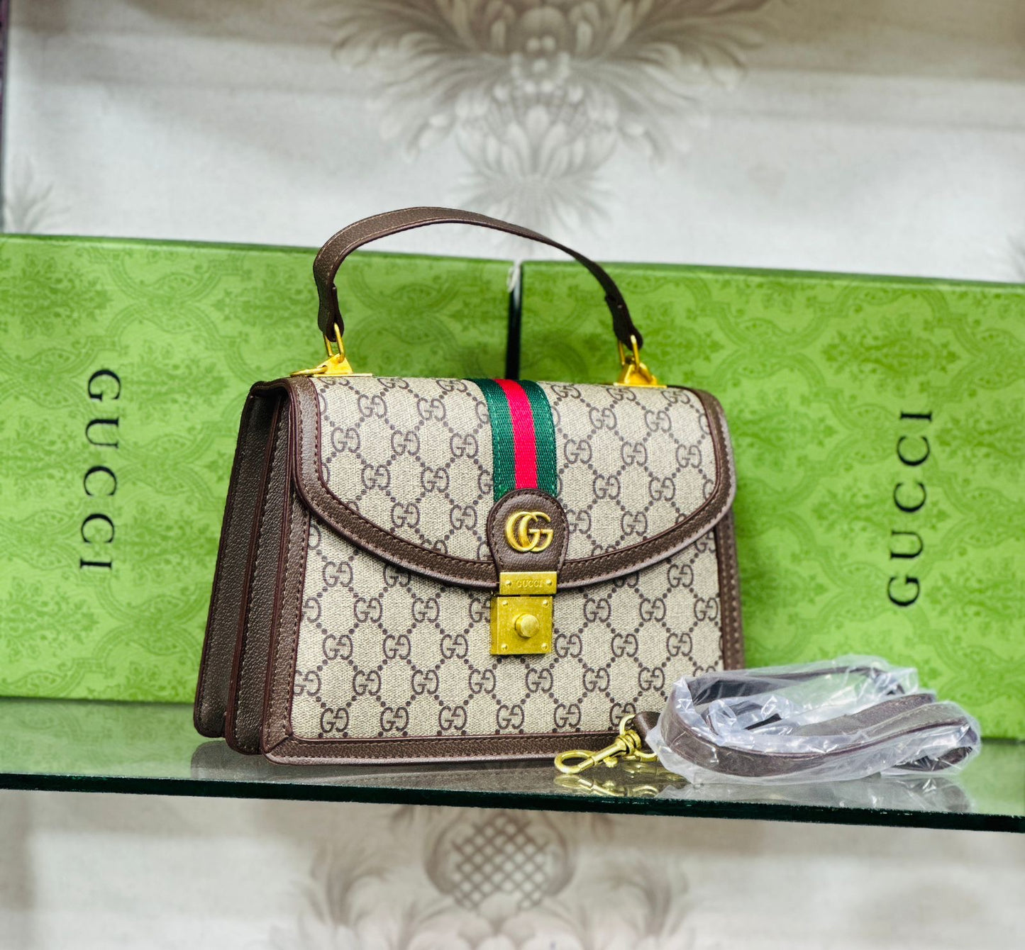 G G Logo Signature Bag