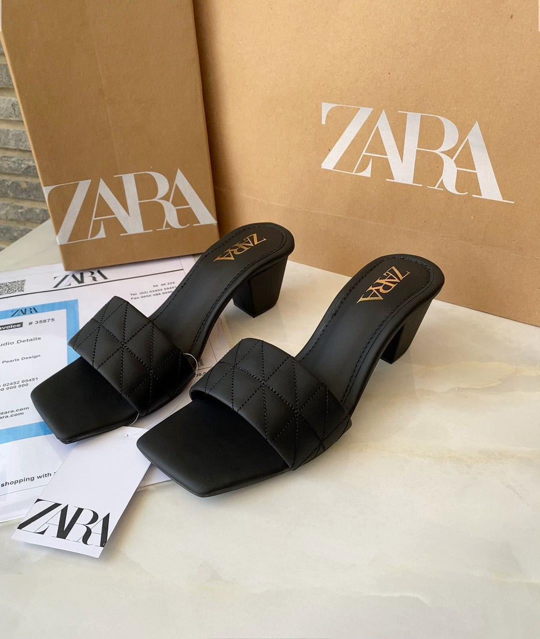 Zara Block Heels