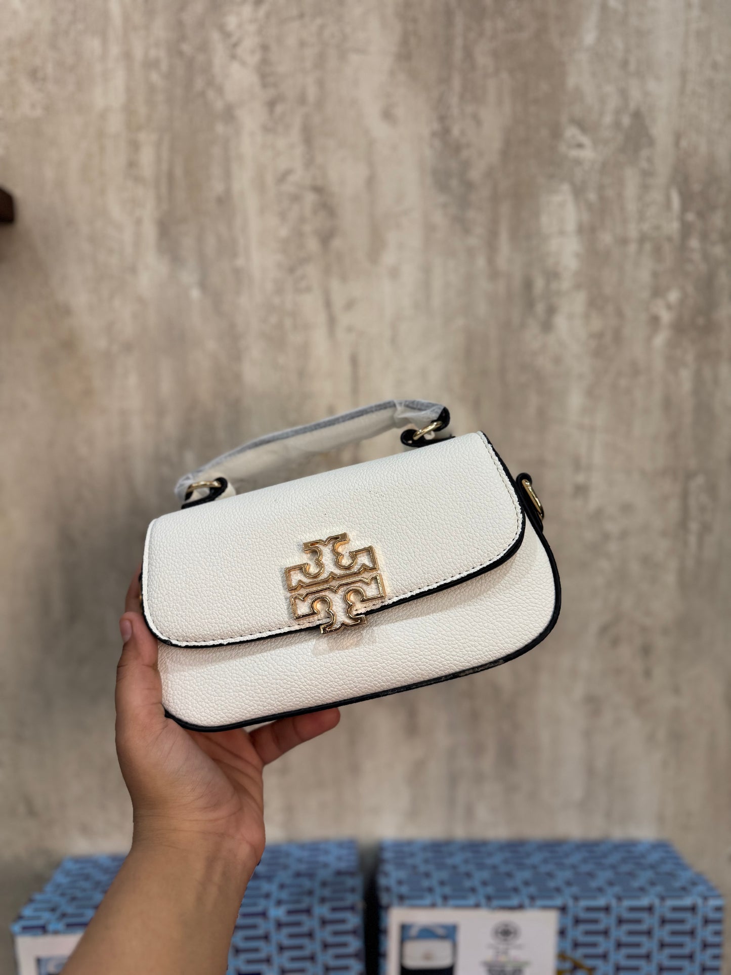 TB Britten Shoulder Bag White