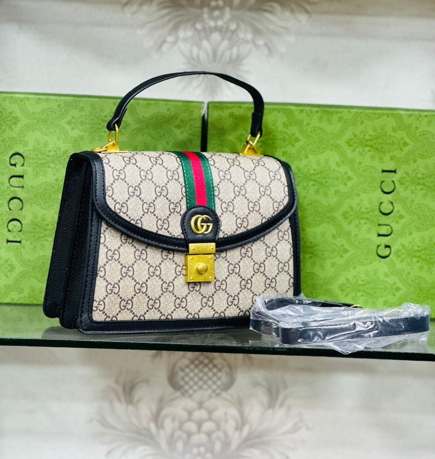 G G Logo Signature Bag