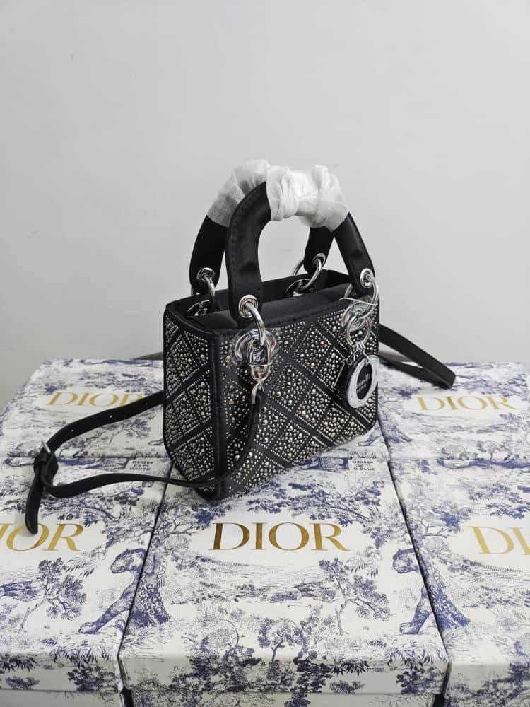 D I O R Stone Studded Bag