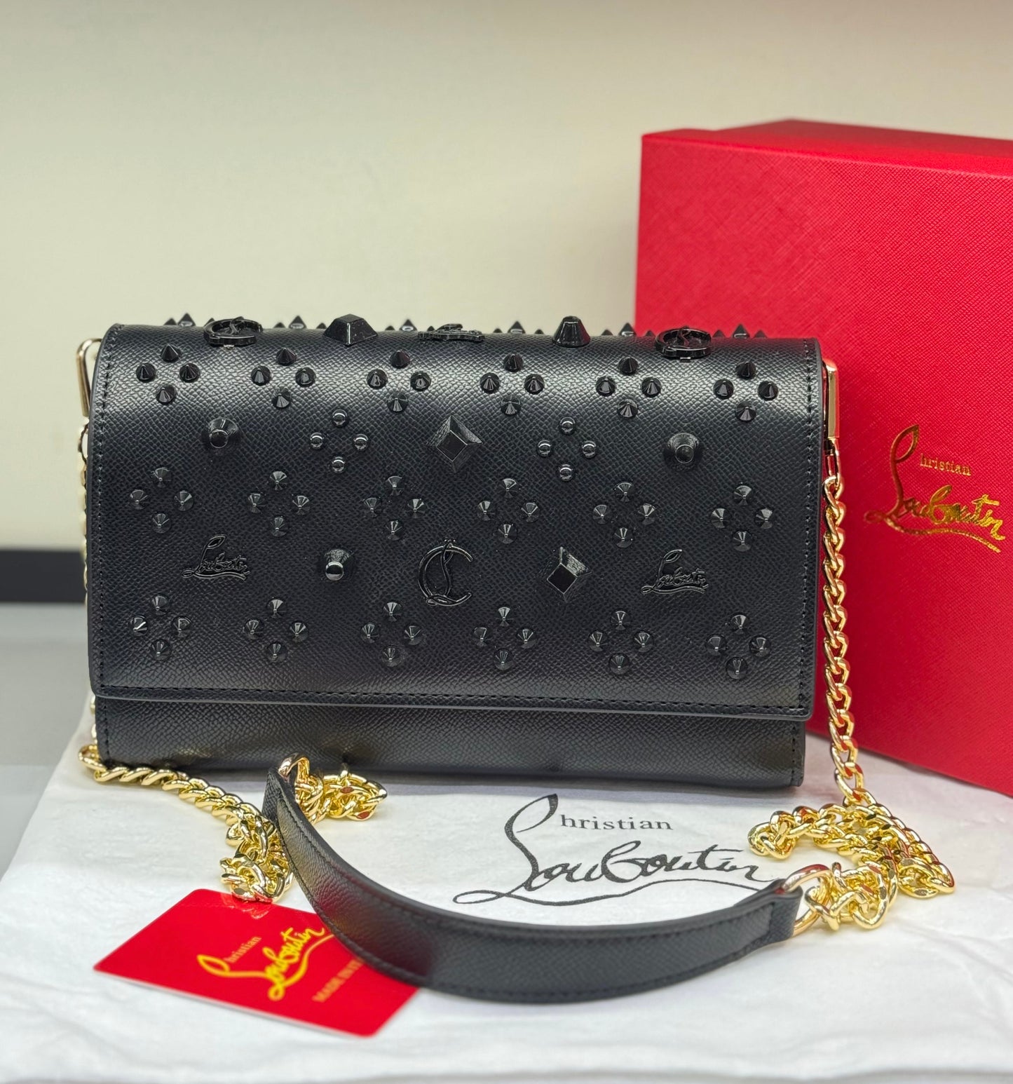 CHRISTIAN LOUBOUTIN PALOMA CLUTCH