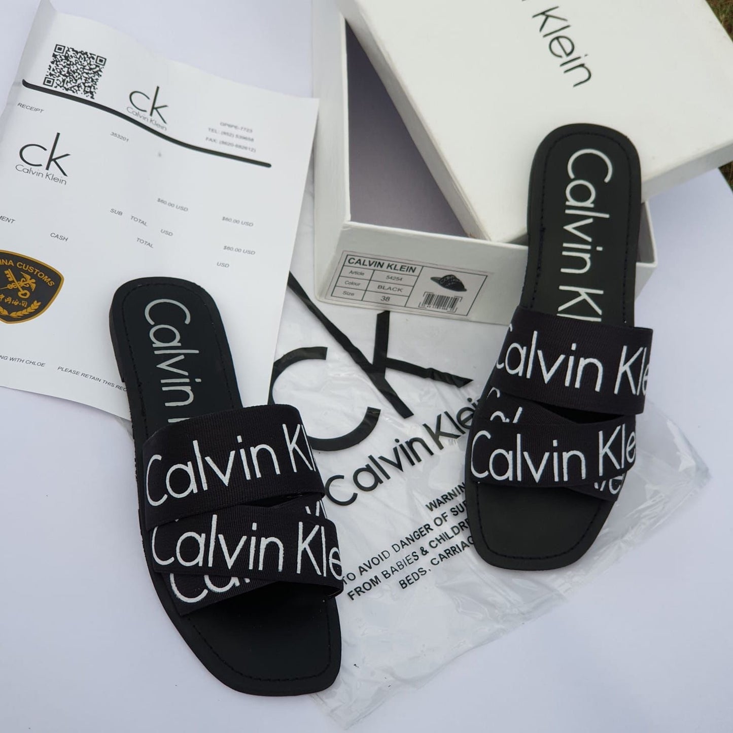 CK Flat Slippers