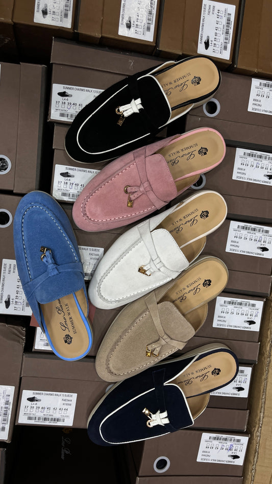LP Summer Walk Suede Mules in 6 Colours