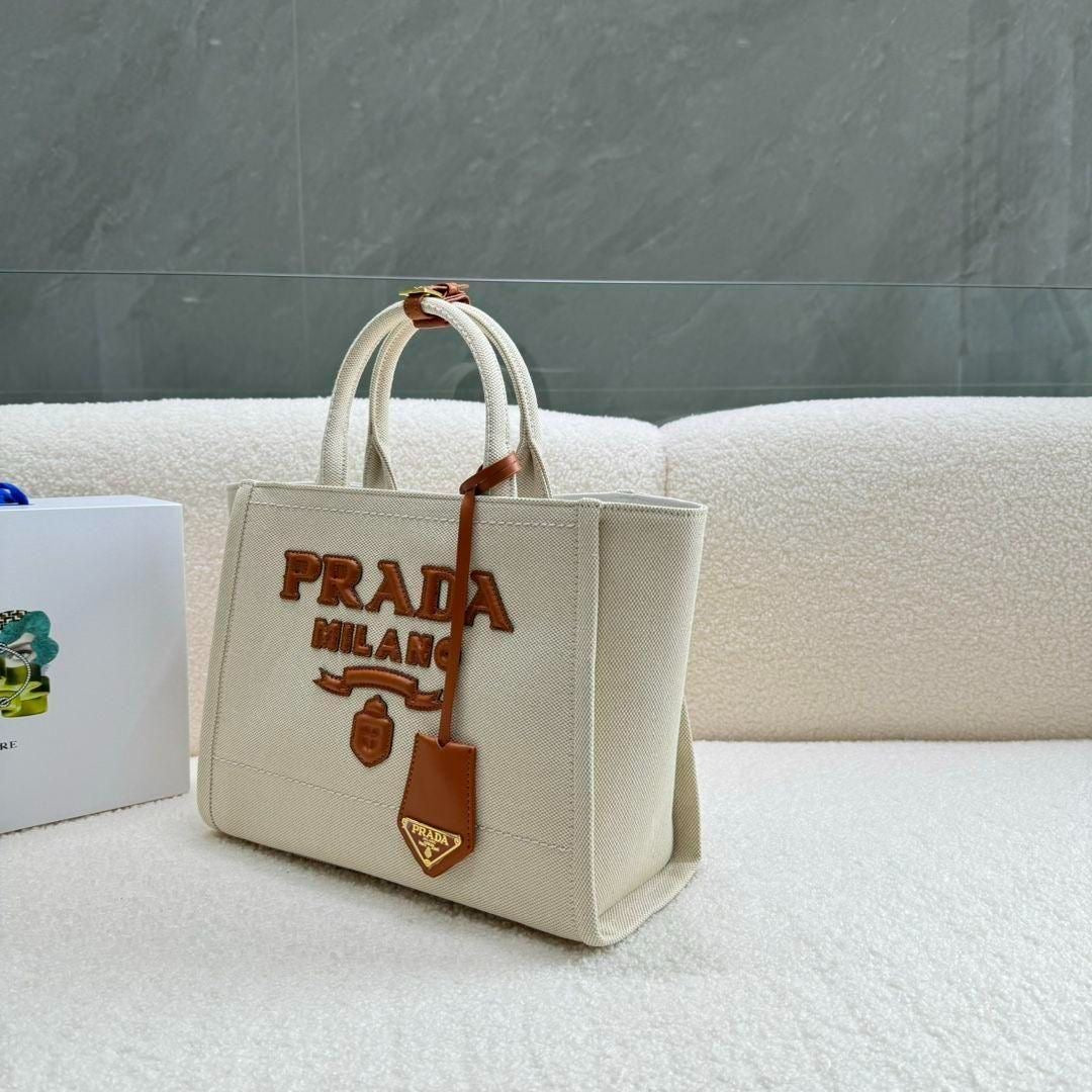 PR Linen Blend Tote Bag