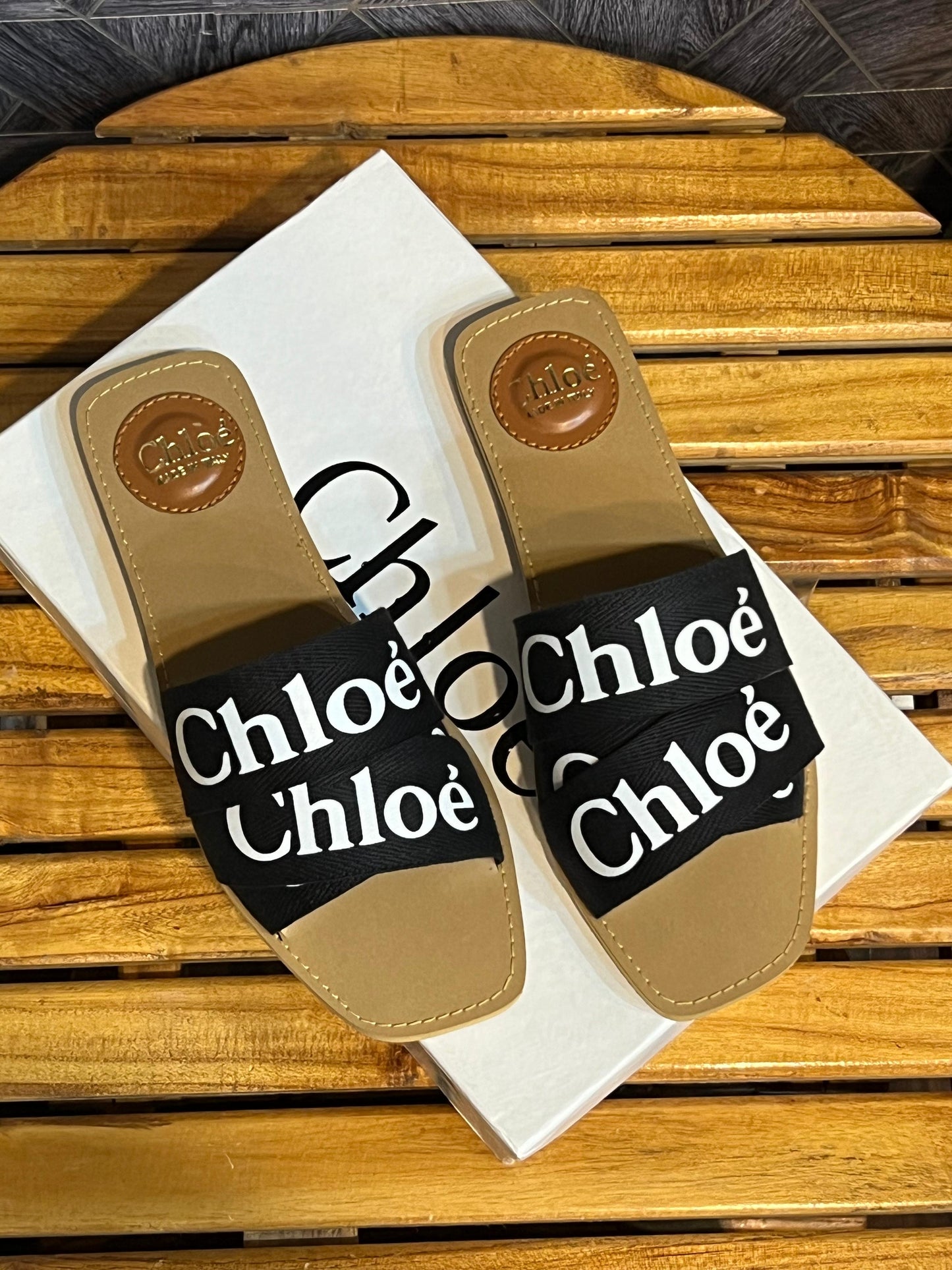 CH Black/Brown Slides