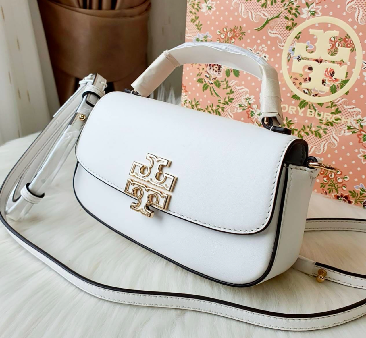 TB Britten Shoulder Bag White