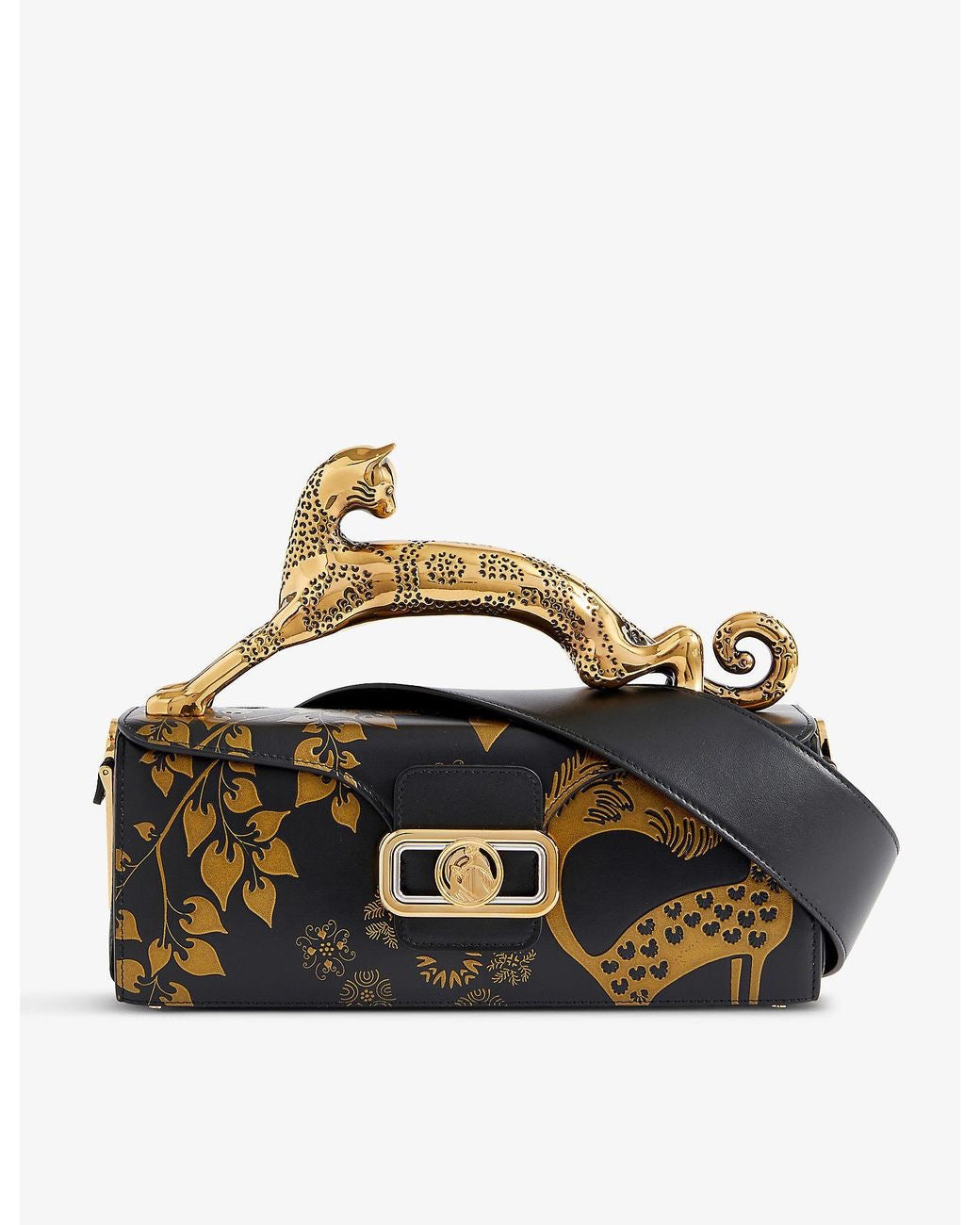 Lanvin
Women's Rateau Pencil Cat Leather Shoulder Bag