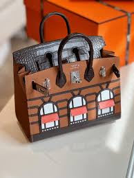 Hermès Birkin Faubourg Sellier – Gold Madame & Ebene Matte Alligator