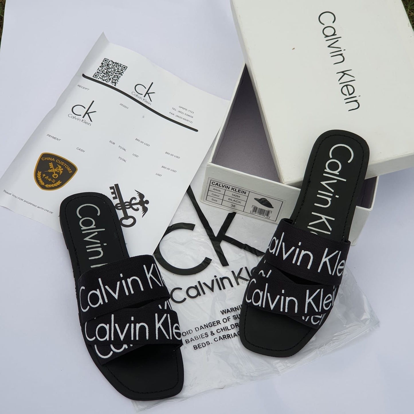 CK Flat Slippers