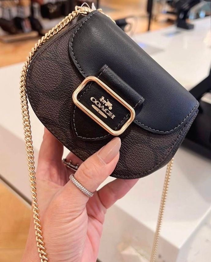 Coach Morgan Card Case On a Chain