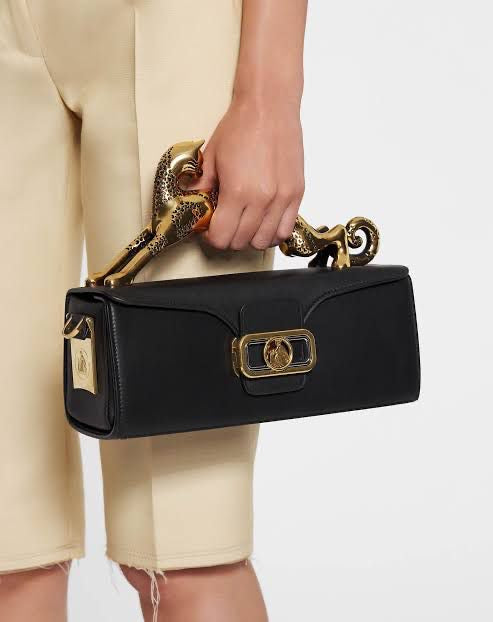 Lanvin
Women's Rateau Pencil Cat Leather Shoulder Bag