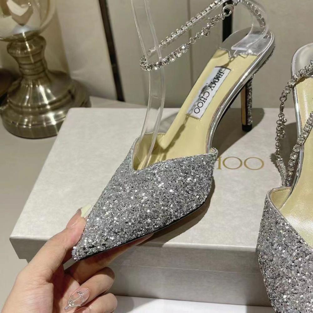 JIMMY CHOO GLITTER HEEL