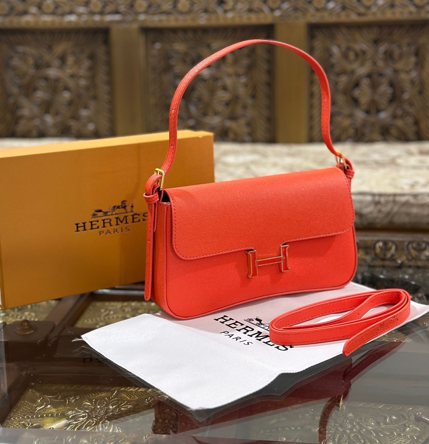 H Logo Constance Shoulder Cross Body Bag In 4 Colours