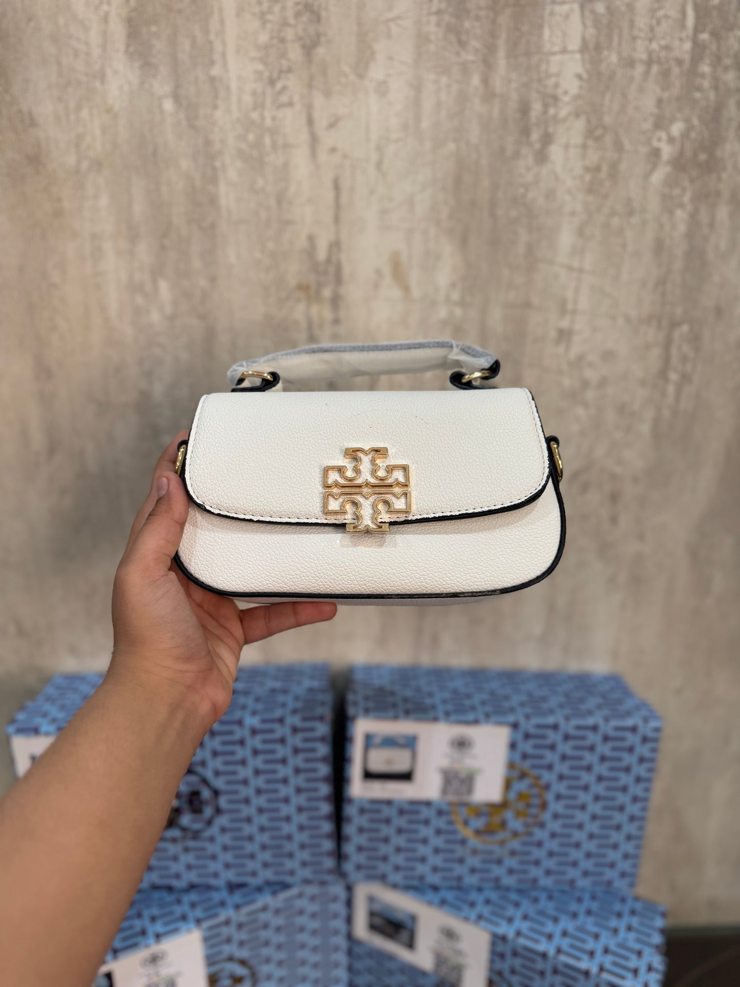 TB Britten Shoulder Bag White