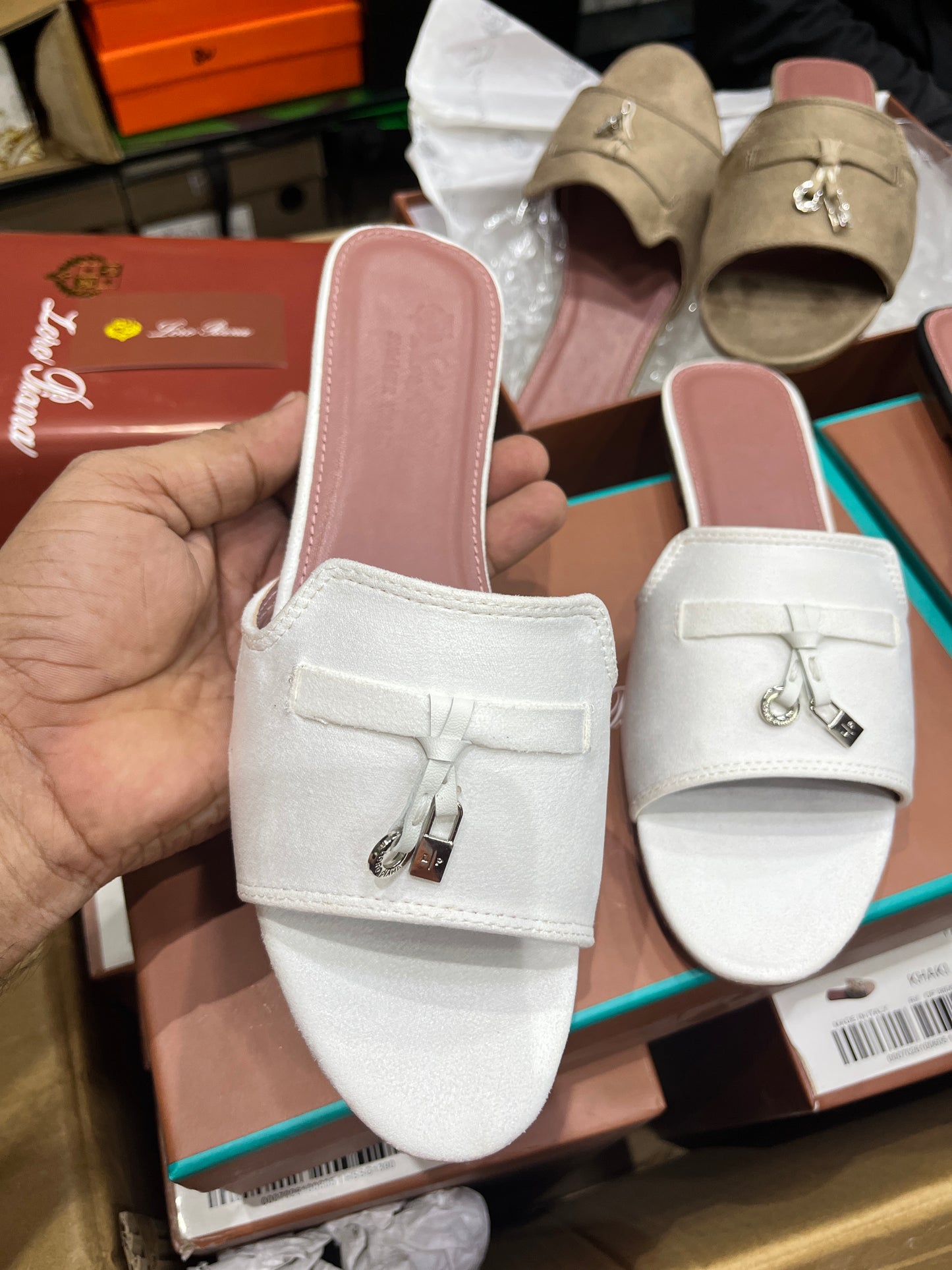 LP Suede Summer Charms Flat
