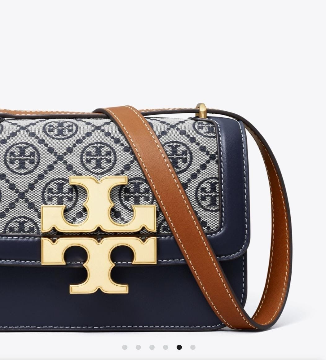 *TORY BURCH*
SMALL T MONOGRAM ELEANOR SHOULDER BAG