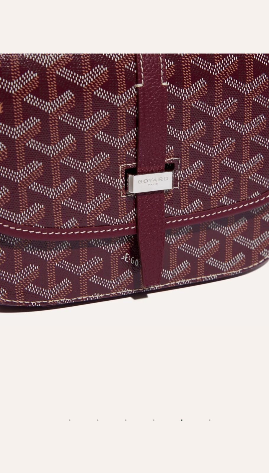 Goyard Belvedere PM Bag Mraoon