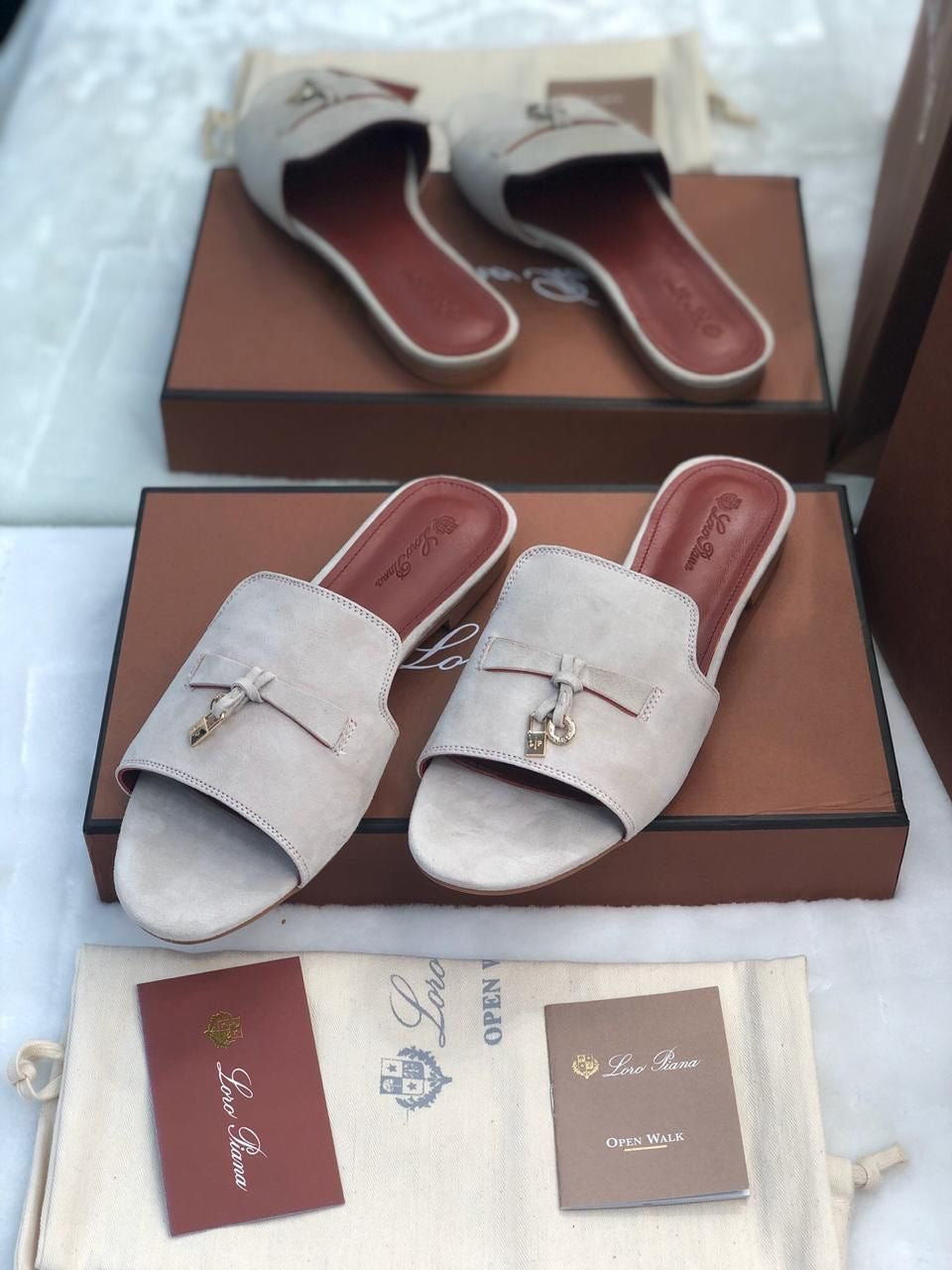 LP Suede Summer Charms Flat