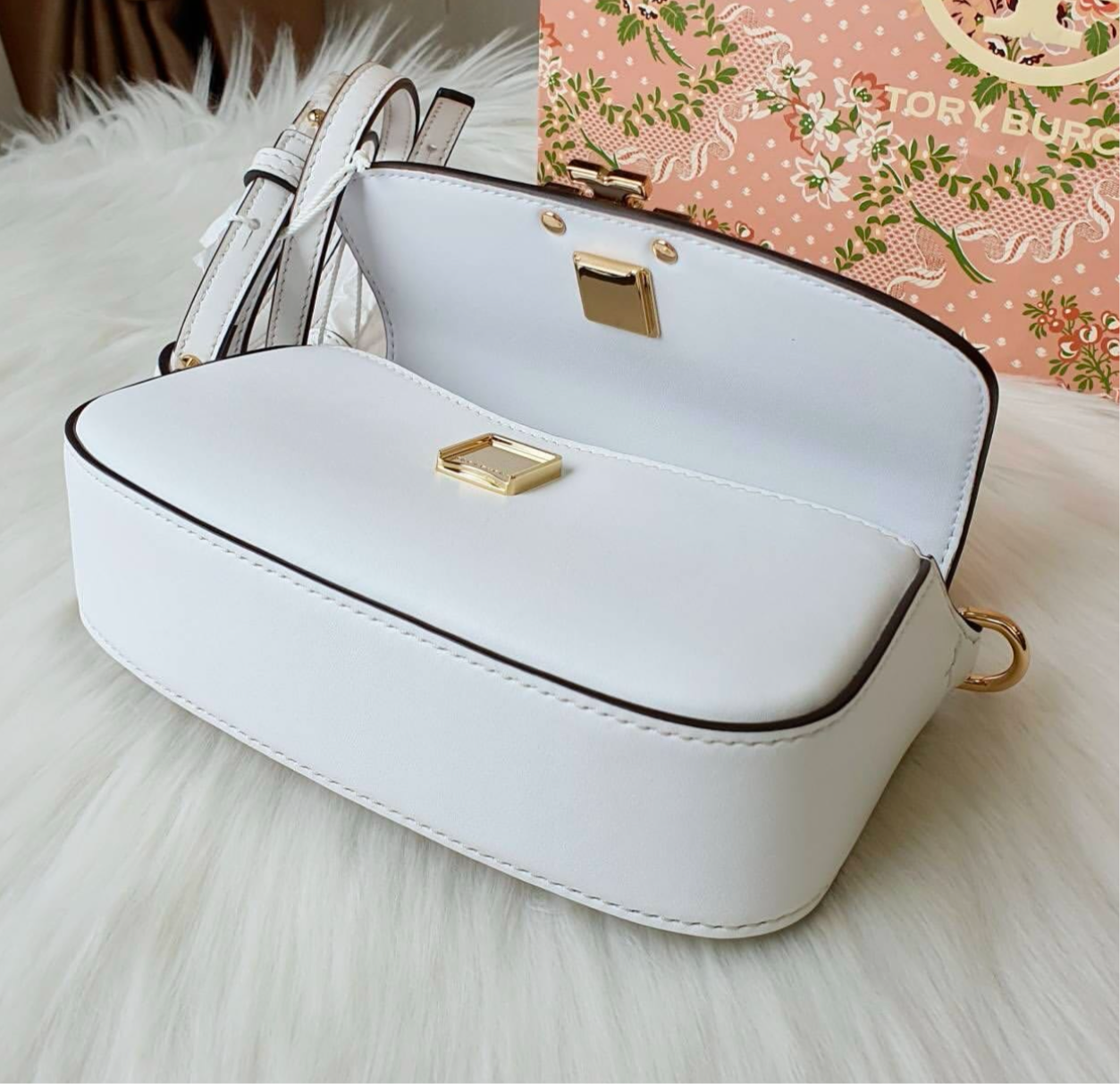 TB Britten Shoulder Bag White