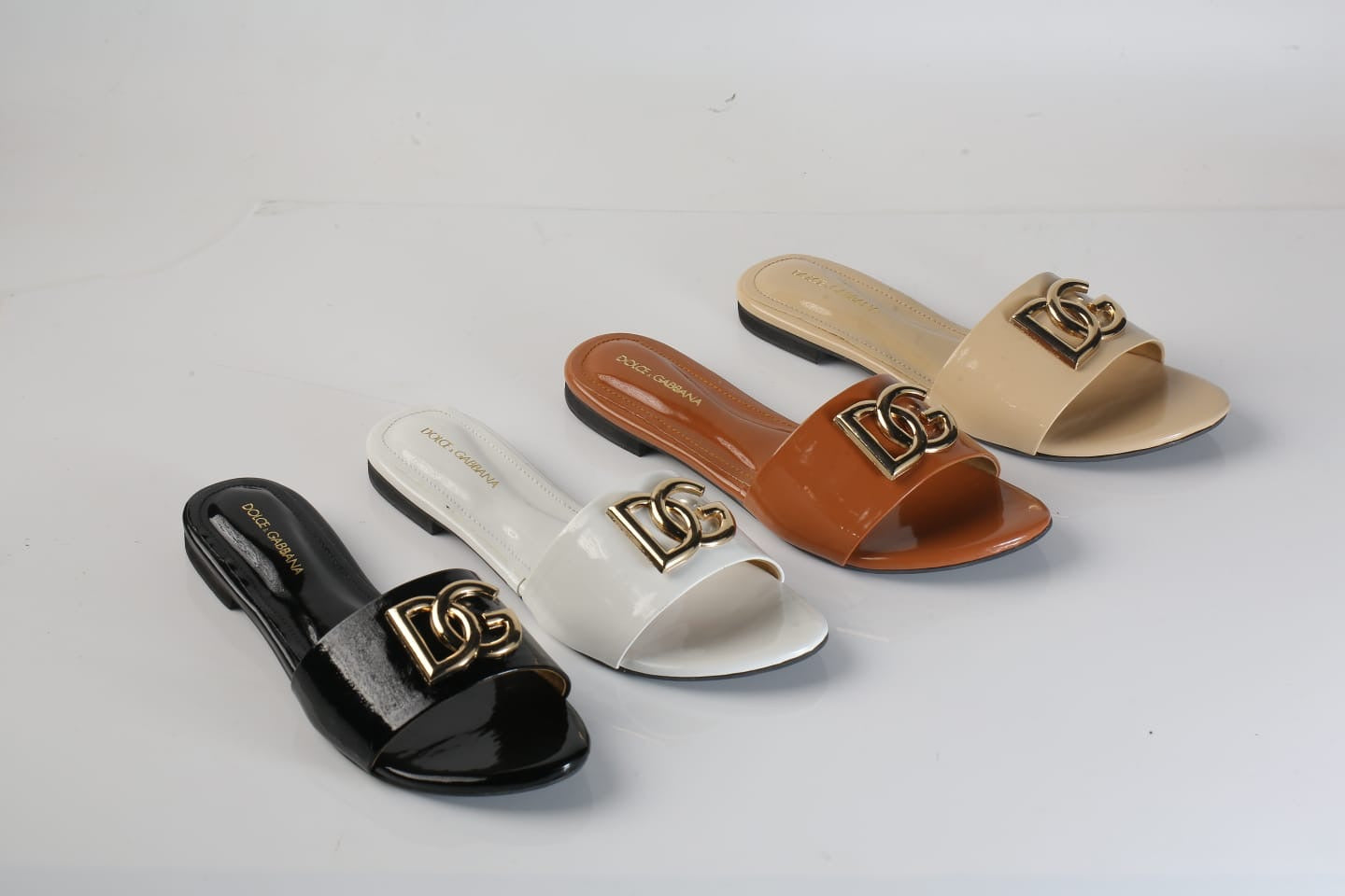 D G Logo Flats Glamour closet