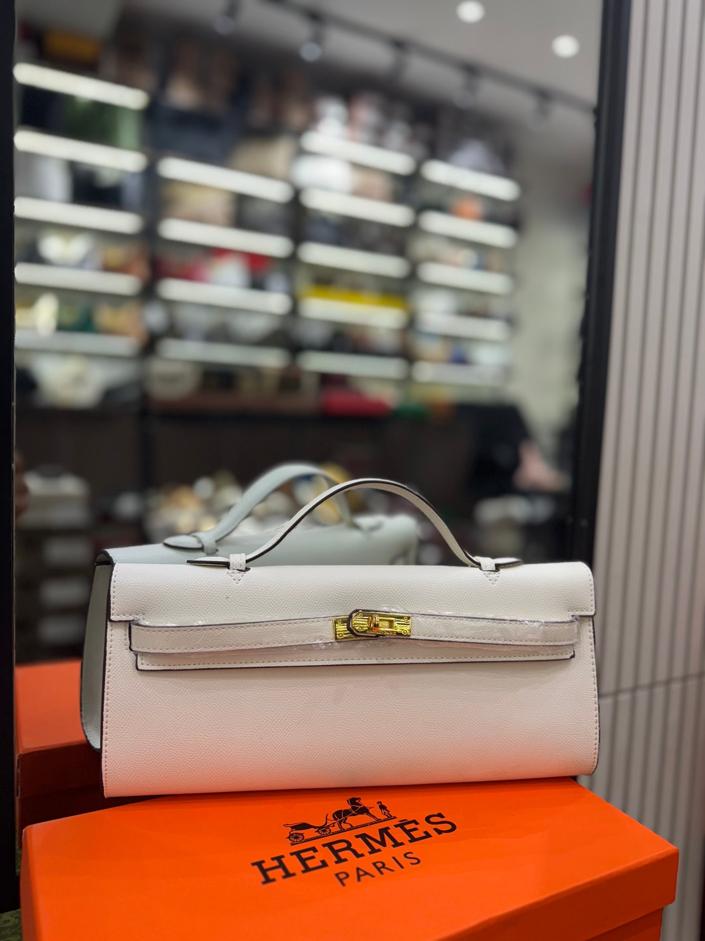 HERMES KELLY CUT CLUTCH BAG