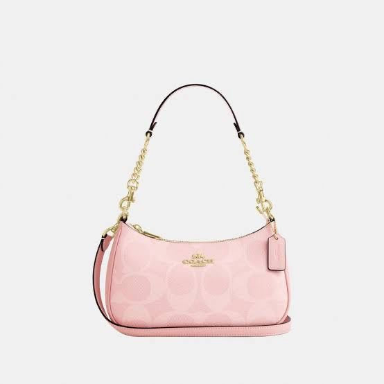 COACH TERI PINK SHOULDER BAG