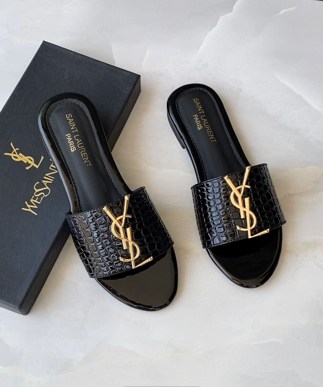 Crocodile Style Black