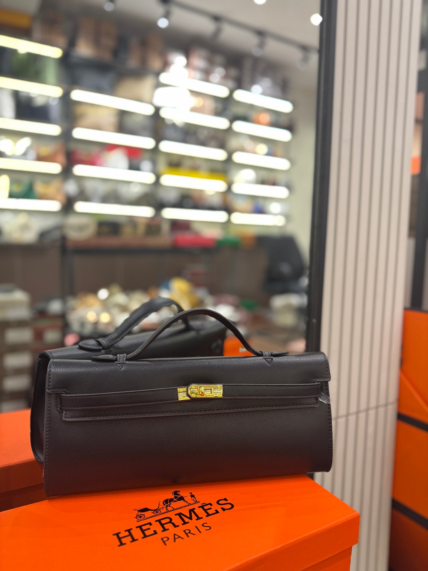 HERMES KELLY CUT CLUTCH BAG