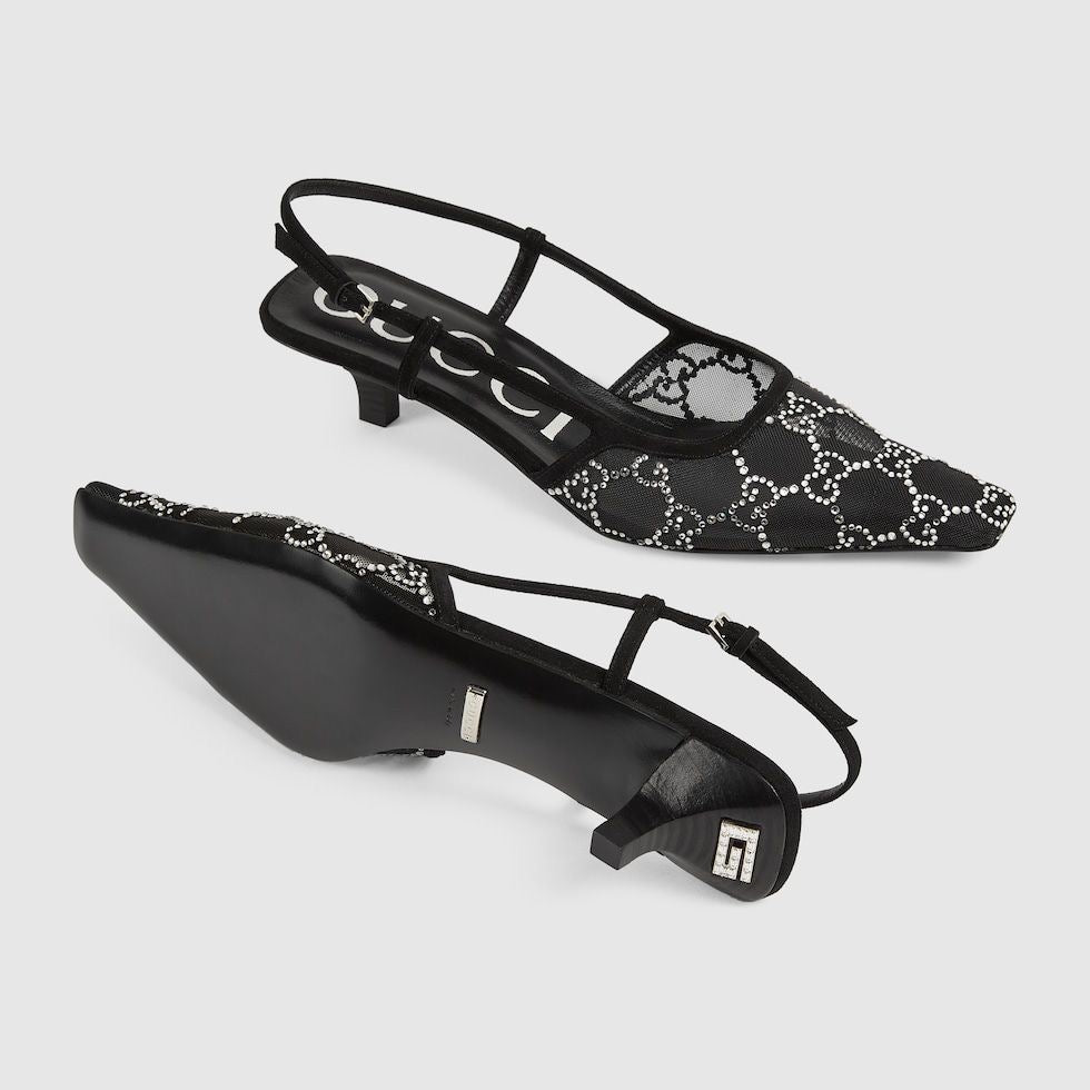 GG Sling Back Pumps