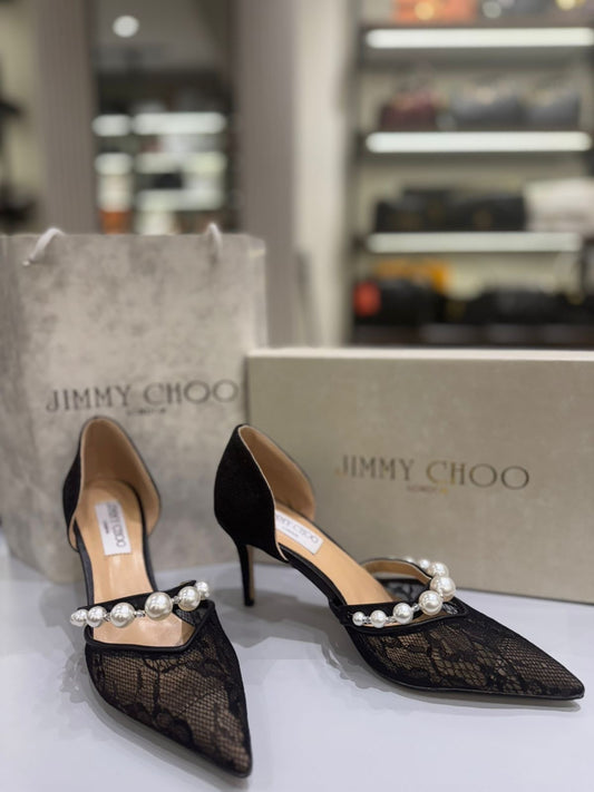 JIMMY CHOO PEARL HEEL