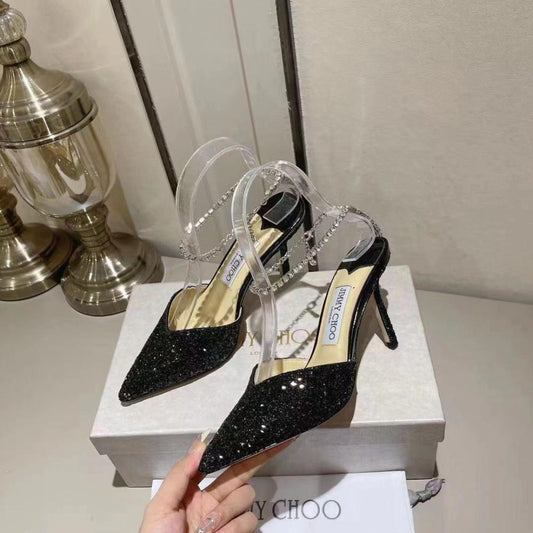 JIMMY CHOO GLITTER HEEL