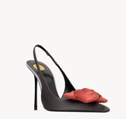 YSL AMALIA SLING BACK PUMPS