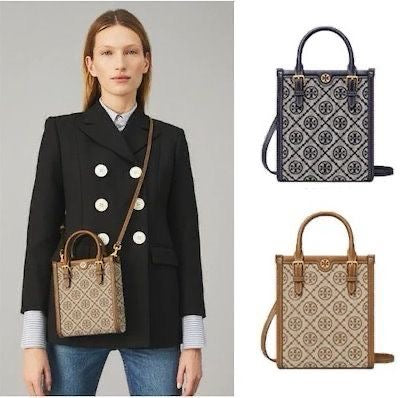 TB Mini T Monogram Tote