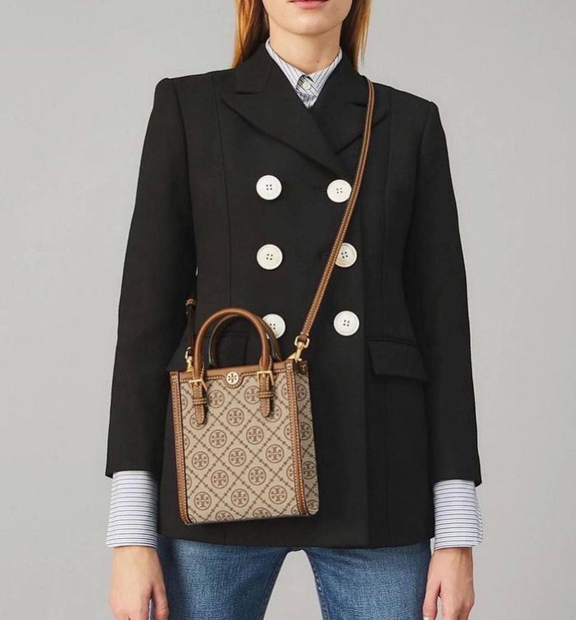 TB Mini T Monogram Tote