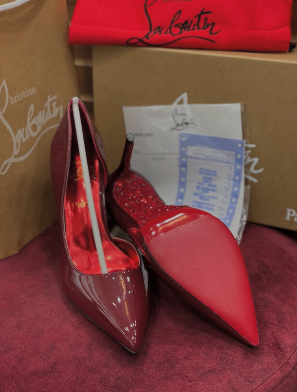 CHRISTIAN LOUBOUTIN IRIZA PUMPS-HEEL