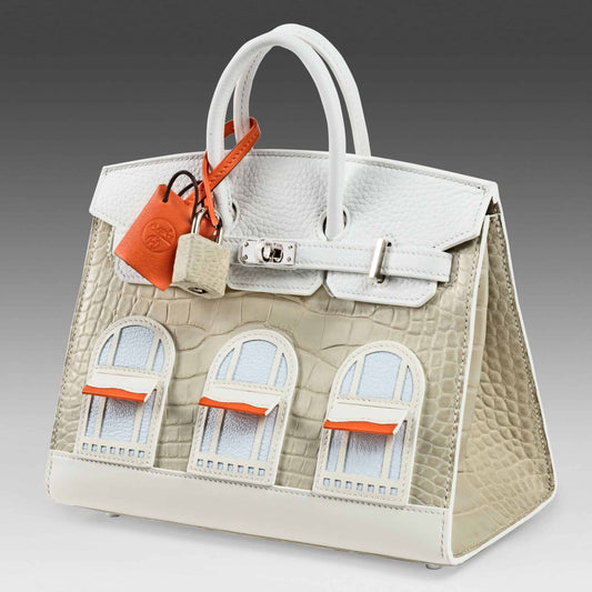 Hermès Limited Edition Birkin Faubourg Sellier – Neige White Matte Alligator