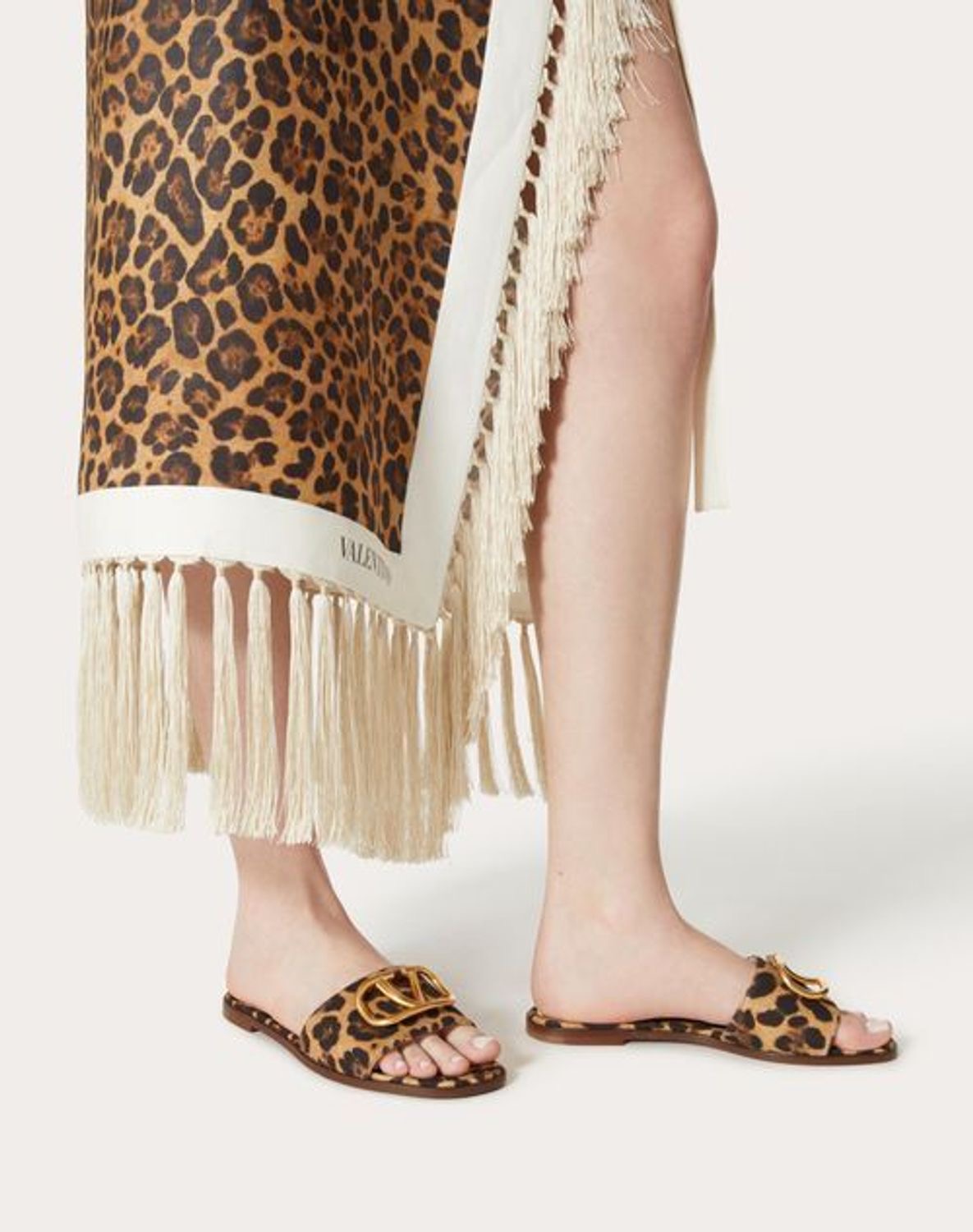 Valentino Tiger Print Flats