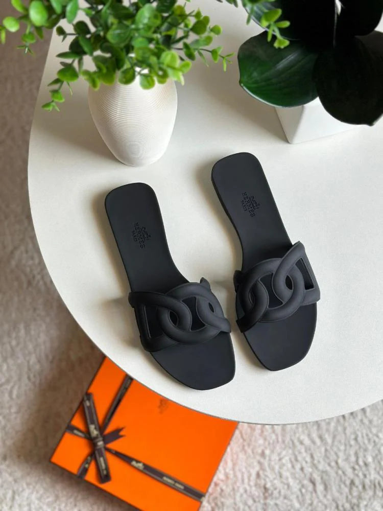 HERMES ALOHA SLIDES IN 3 AMAZING COLOURS