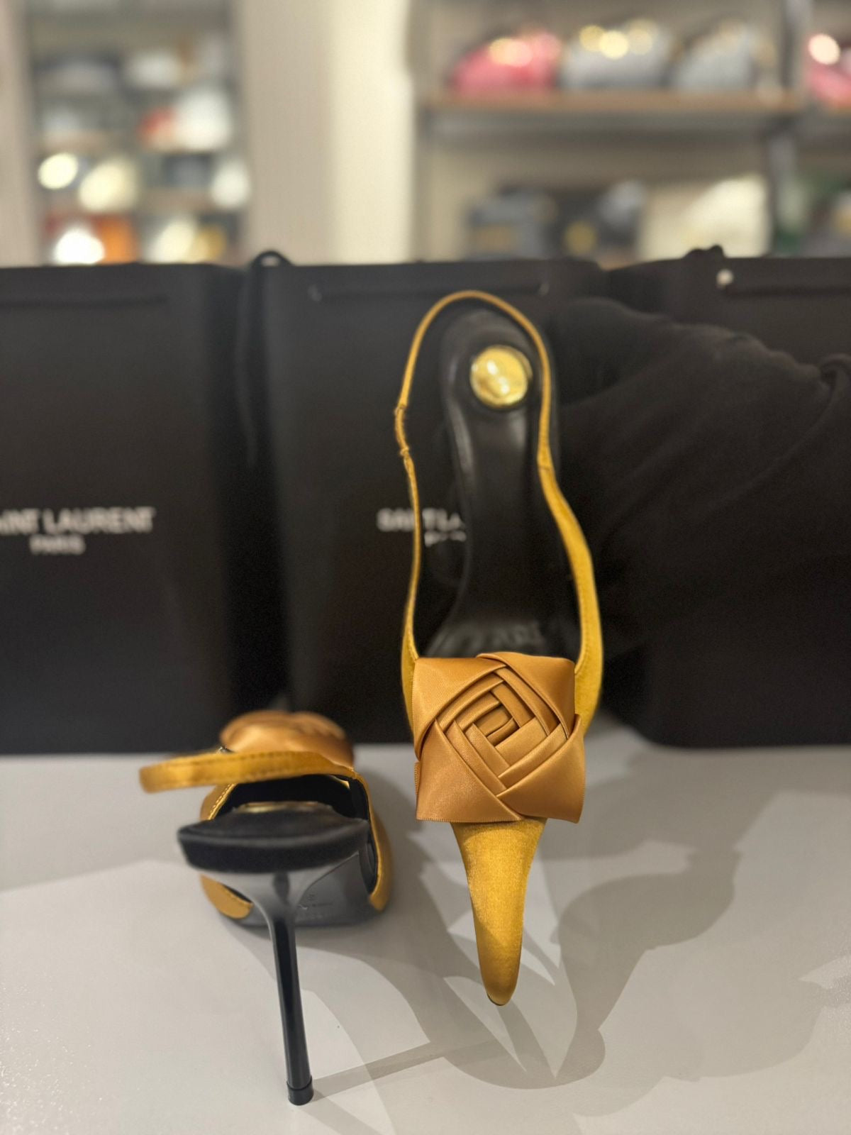 YSL AMALIA PUMPS HEEL