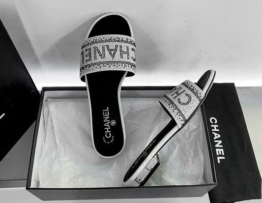 Chanel Stone Slippers